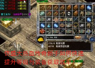 仿盛大热血传奇新手如何快速提升等级与装备获取效率? 仿盛大热血传奇新手如何快速提升等级与装备获取效率?