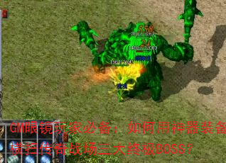 GM眼镜玩家必备:如何用神器装备横扫传奇战场三大终极BOSS? GM眼镜玩家必备:如何用神器装备横扫传奇战场三大终极BOSS?