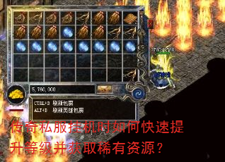 传奇私服挂机时如何快速提升等级并获取稀有资源? 传奇私服挂机时如何快速提升等级并获取稀有资源?