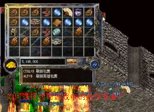 ���ѡ������Ϸ�еĽ�ɫװ����