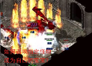 如何召唤指定怪物成为自己的宝宝? 如何召唤指定怪物成为自己的宝宝?