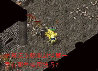 不周记单职业封挂第一季有哪些实用技巧? 不周记单职业封挂第一季有哪些实用技巧?