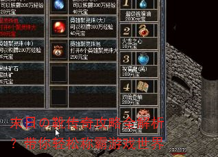 ĩ�դ�ѥ���湥��ȫ�������������ɳư���Ϸ����